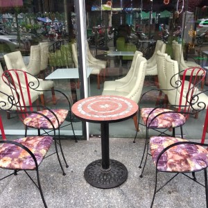 CHUYÊN SẢN XUẤT BÀN GHẾ SẮT CHO QUÁN CAFÉ LONG AN